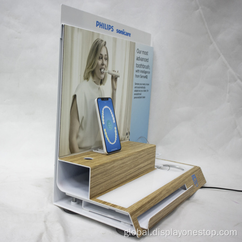 Good Quality Led Shelf Lighting Display Toothbrush countertop display stand Manufactory